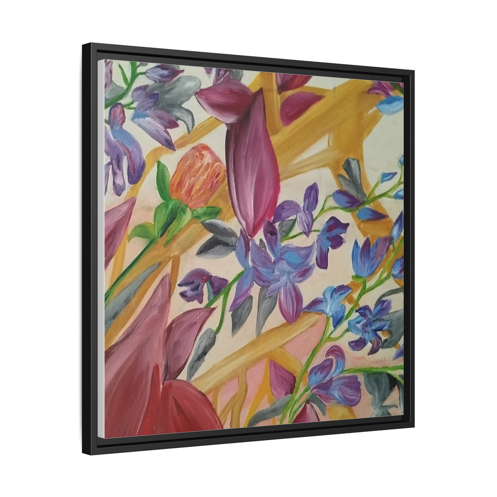 'A Dream of Flowers' Framed Canvas Art