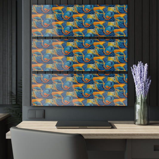 'A Meditation'  Acrylic Prints (Triptych)