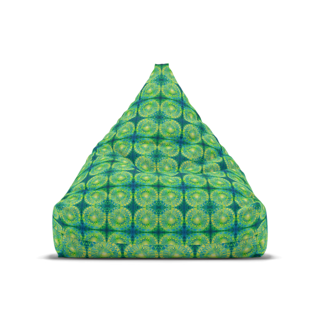 Safety Net Circles by Uta Feinstein Bean Bag Chair Cover
