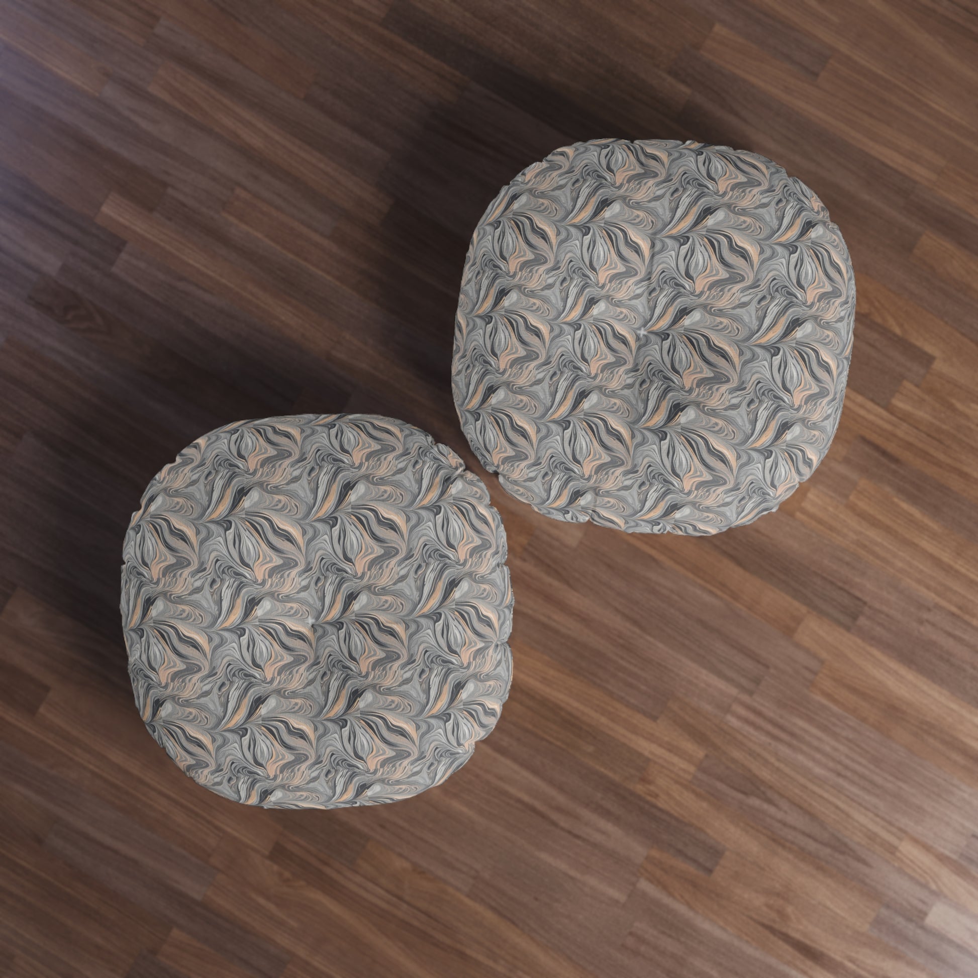 Stonescape Round Tufted Floor Pillow