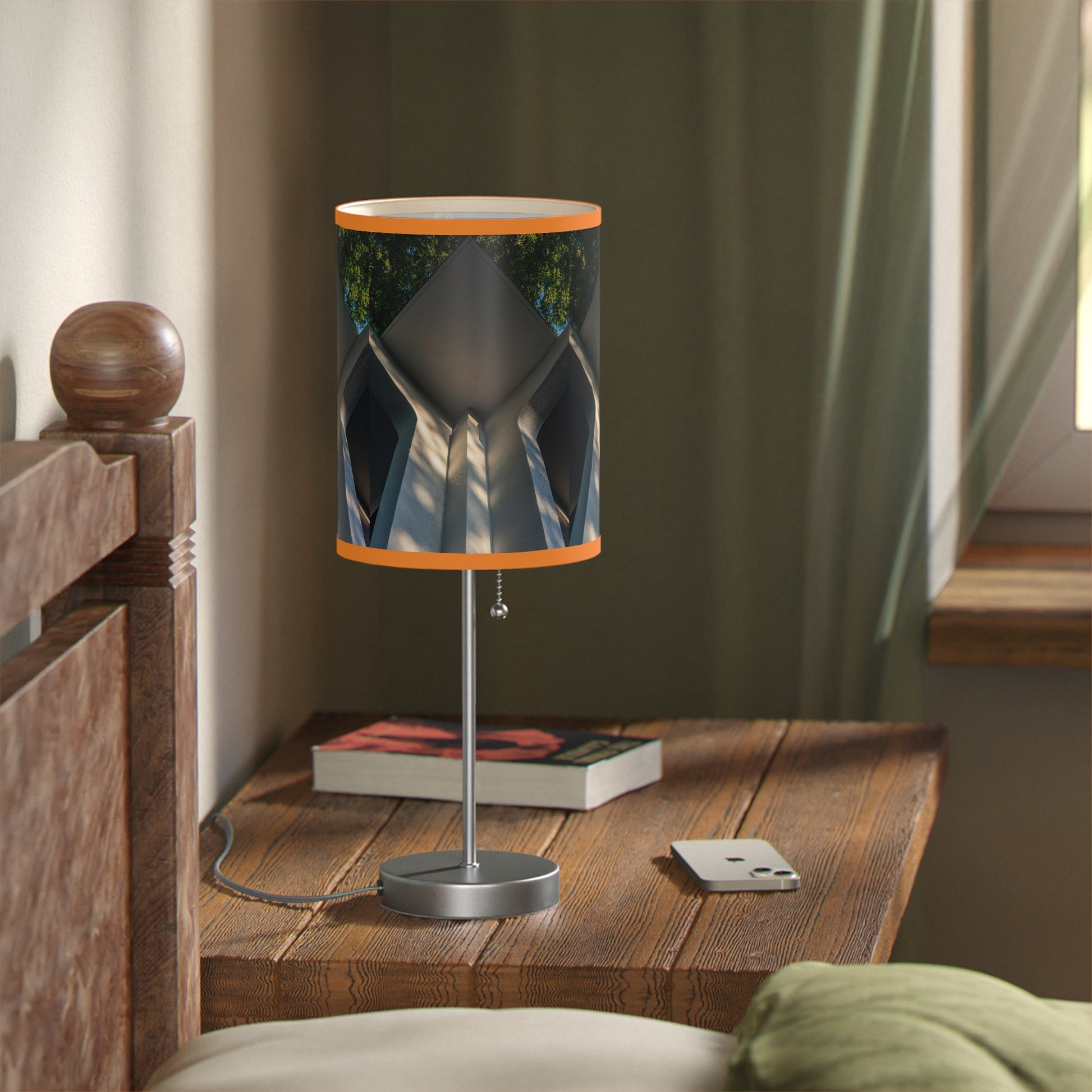 Geometric Corner Table Lamp