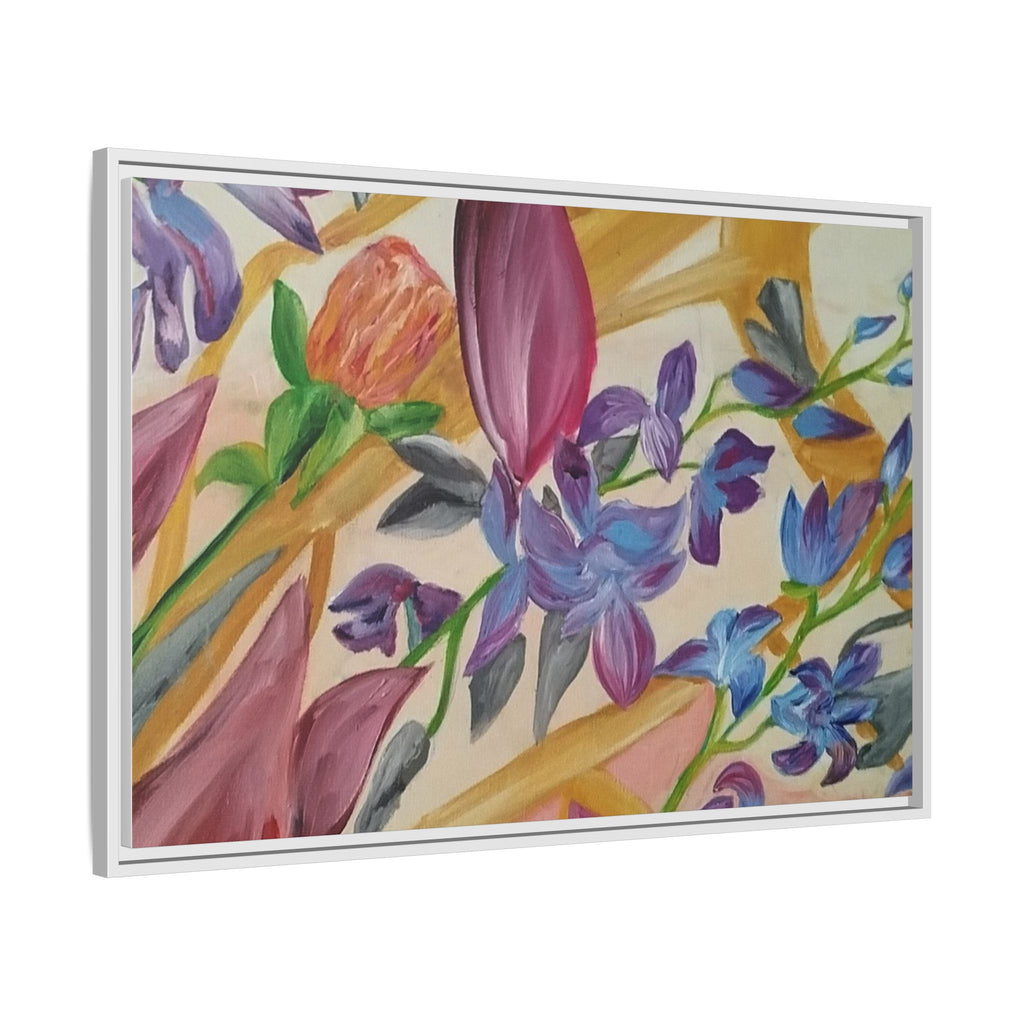 'A Dream of Flowers' Framed Canvas Art