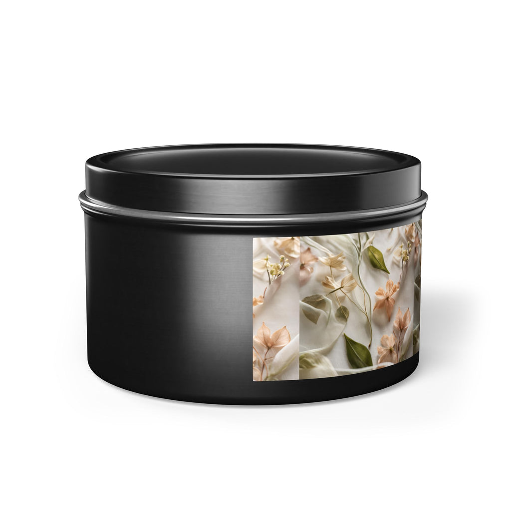 Botanical Elegance Tin Candles