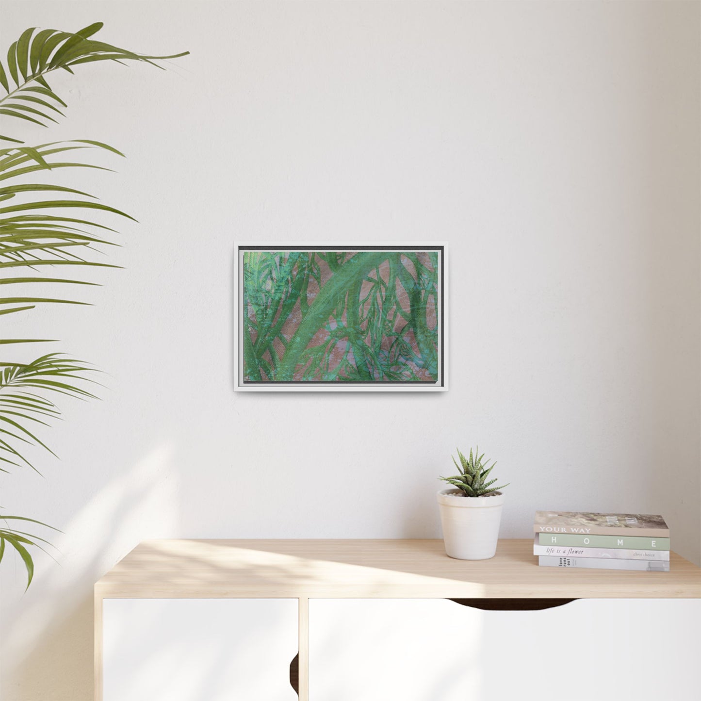 Inner Depths Framed Canvas Art