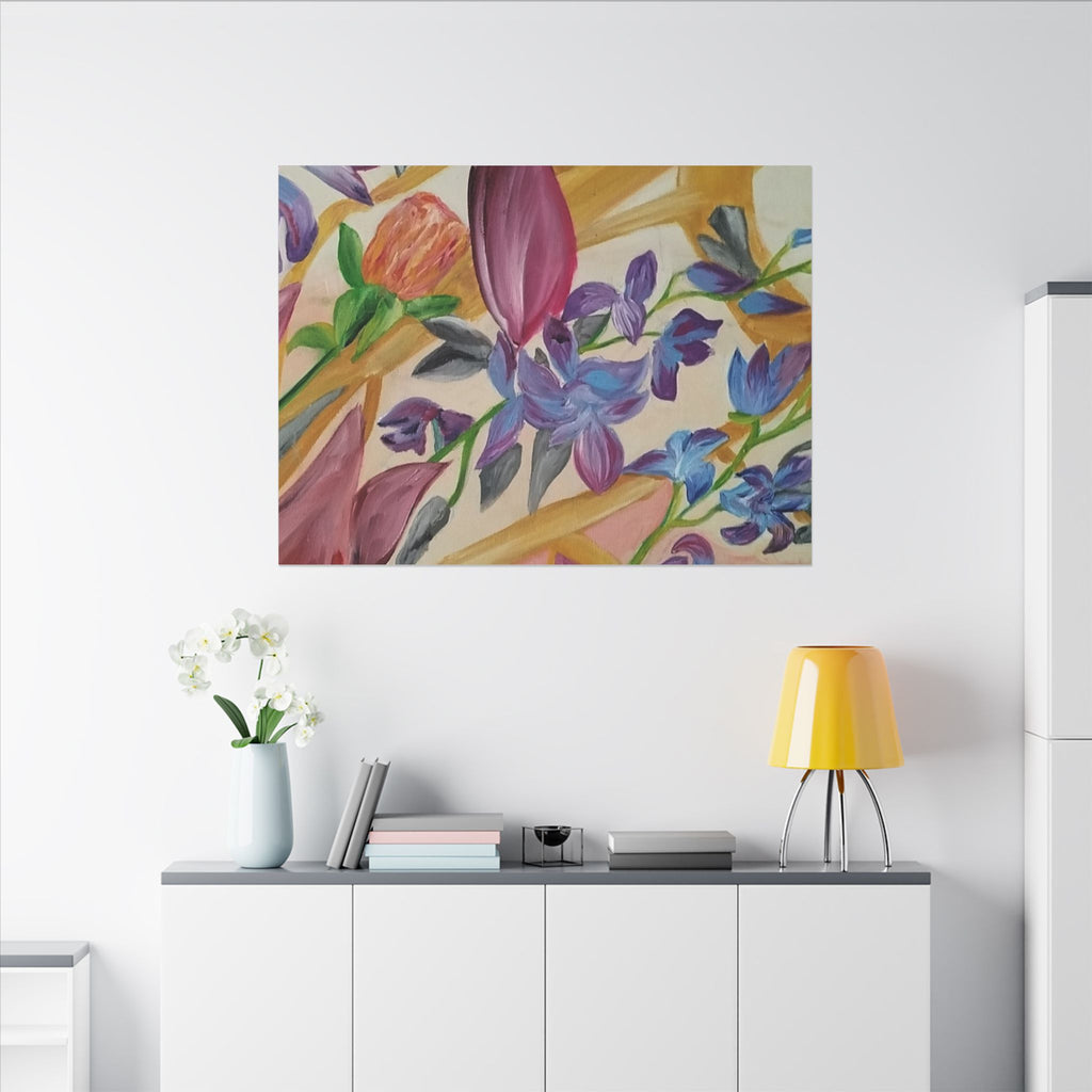 'A Dream of Flowers' Canvas
