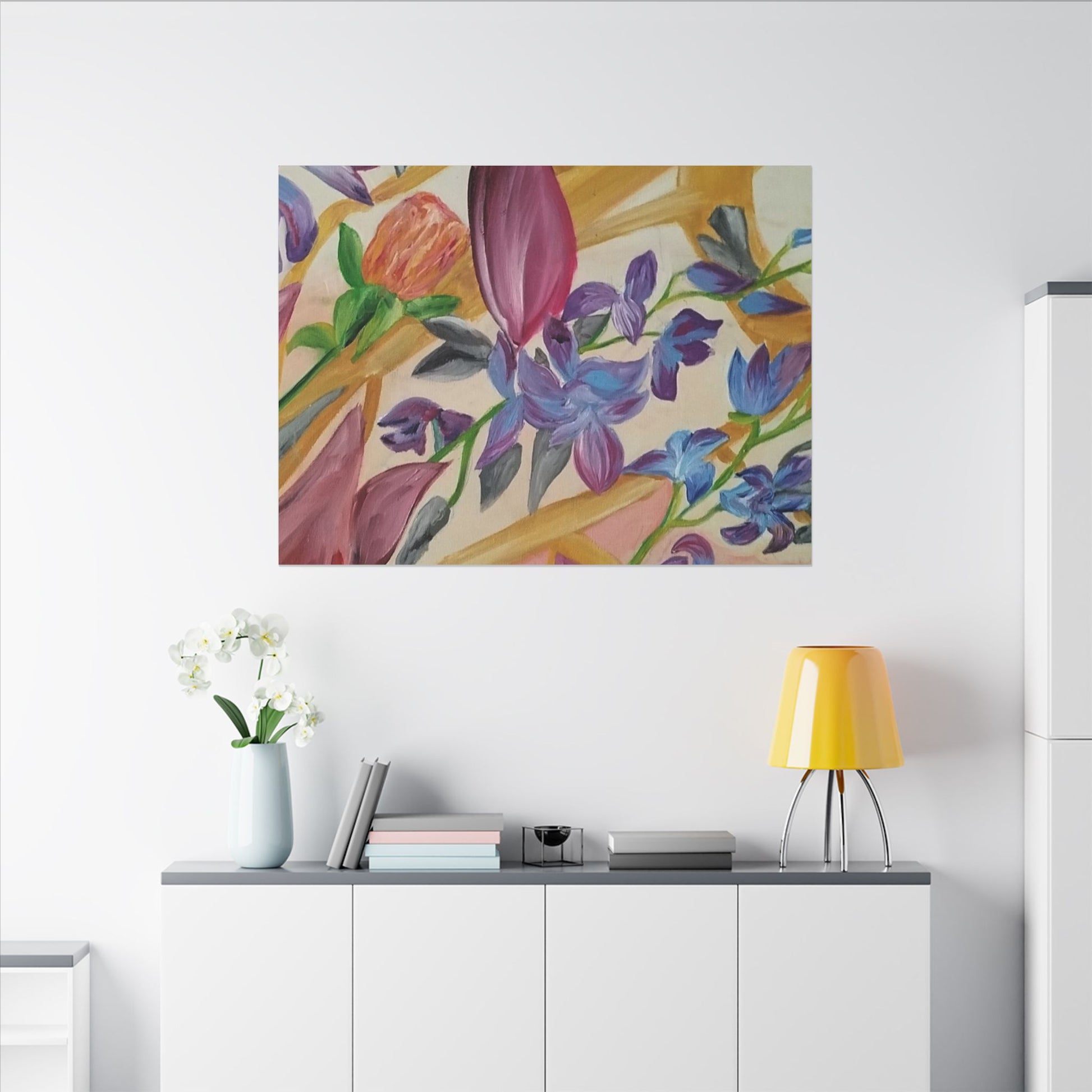 'A Dream of Flowers' Canvas