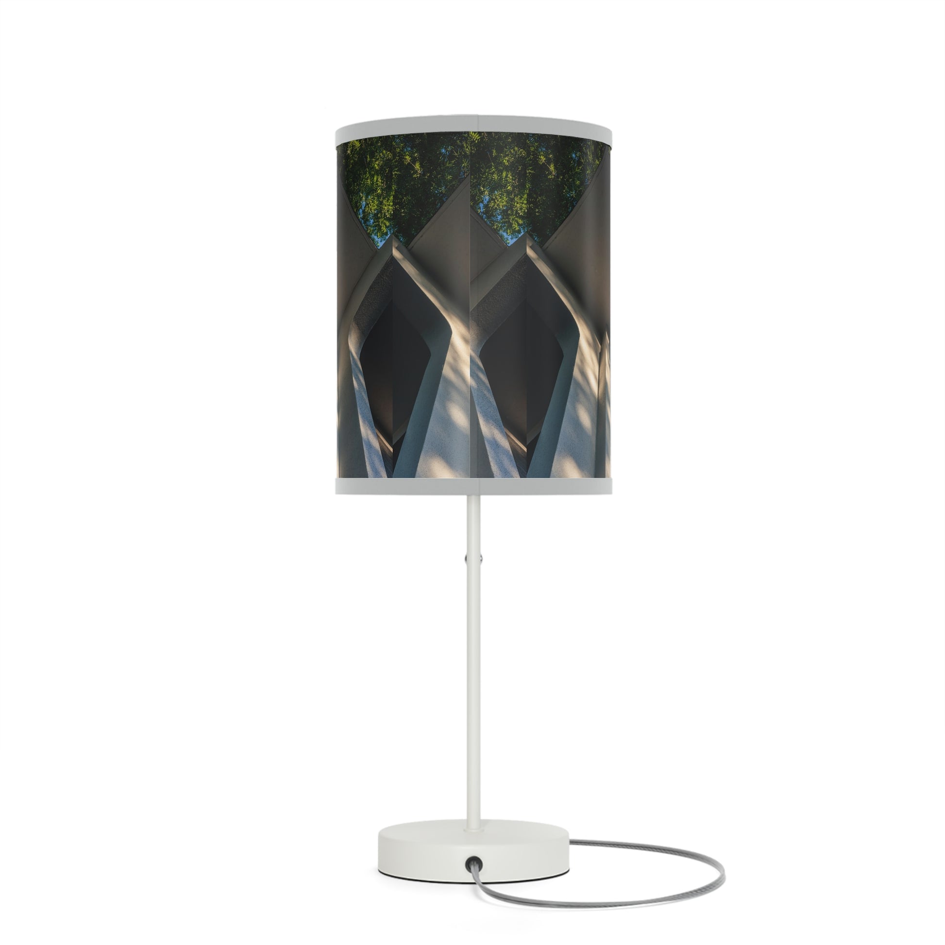 Geometric Corner Table Lamp