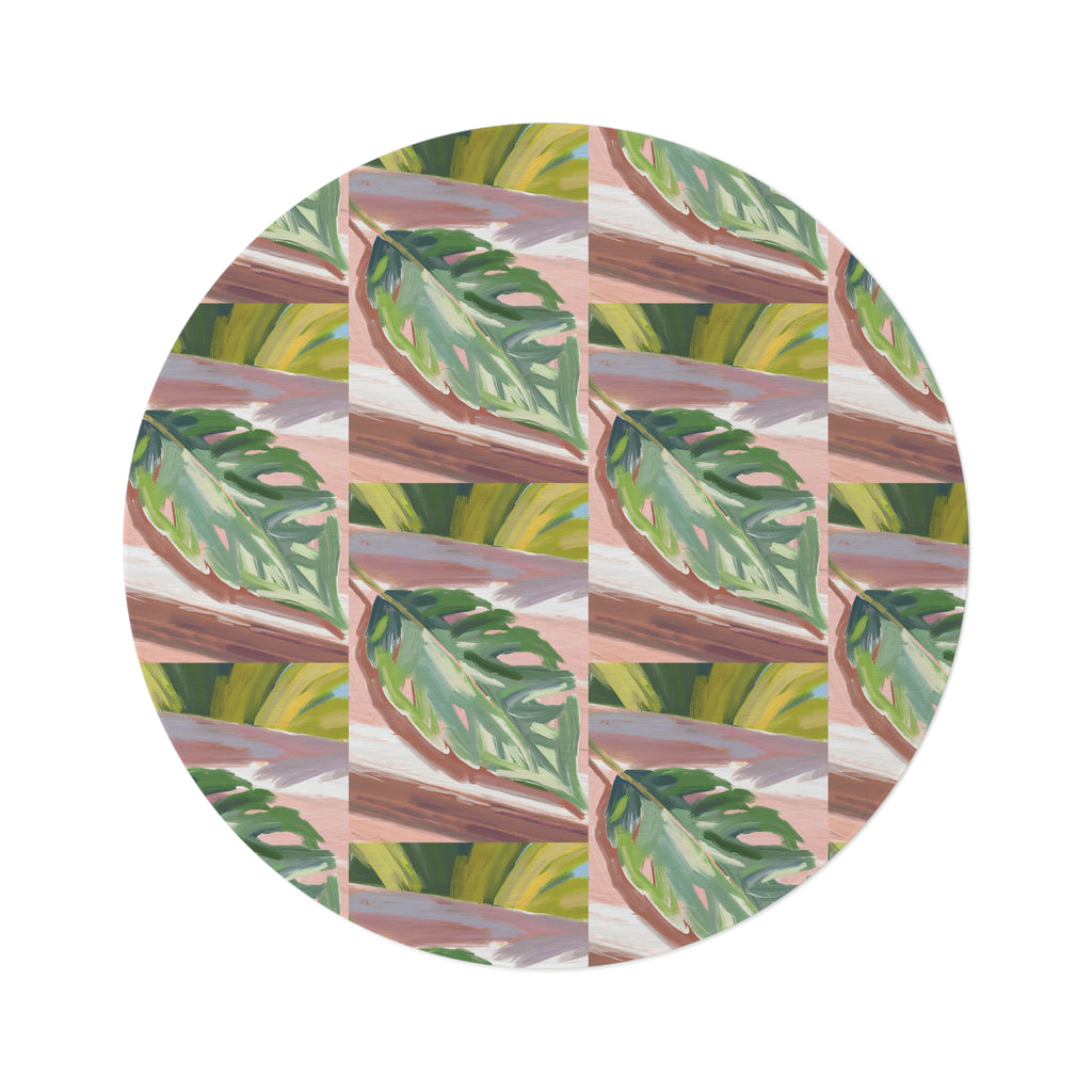 The Leaf Round Rug