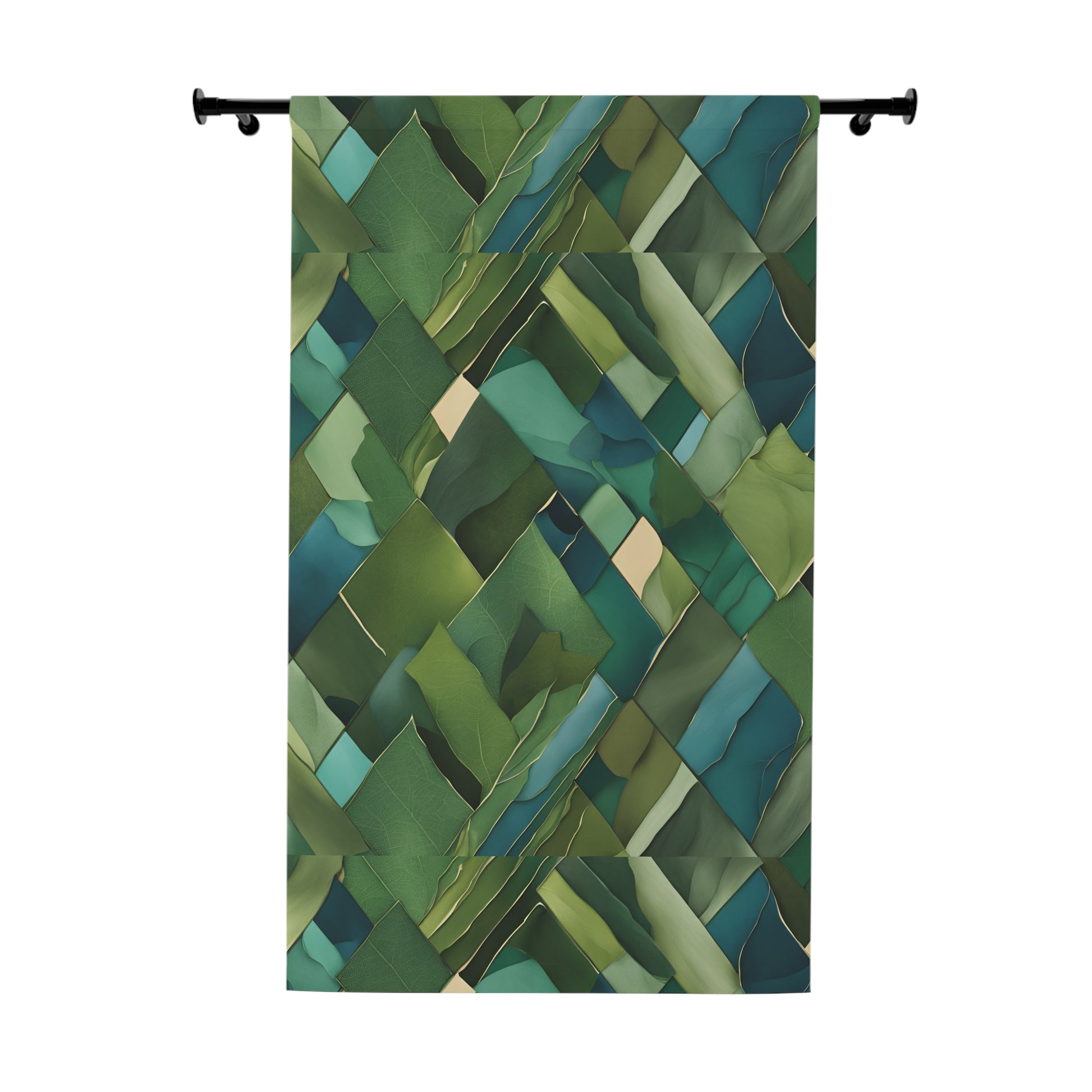 Jade Solace Window Curtains (1 Piece)
