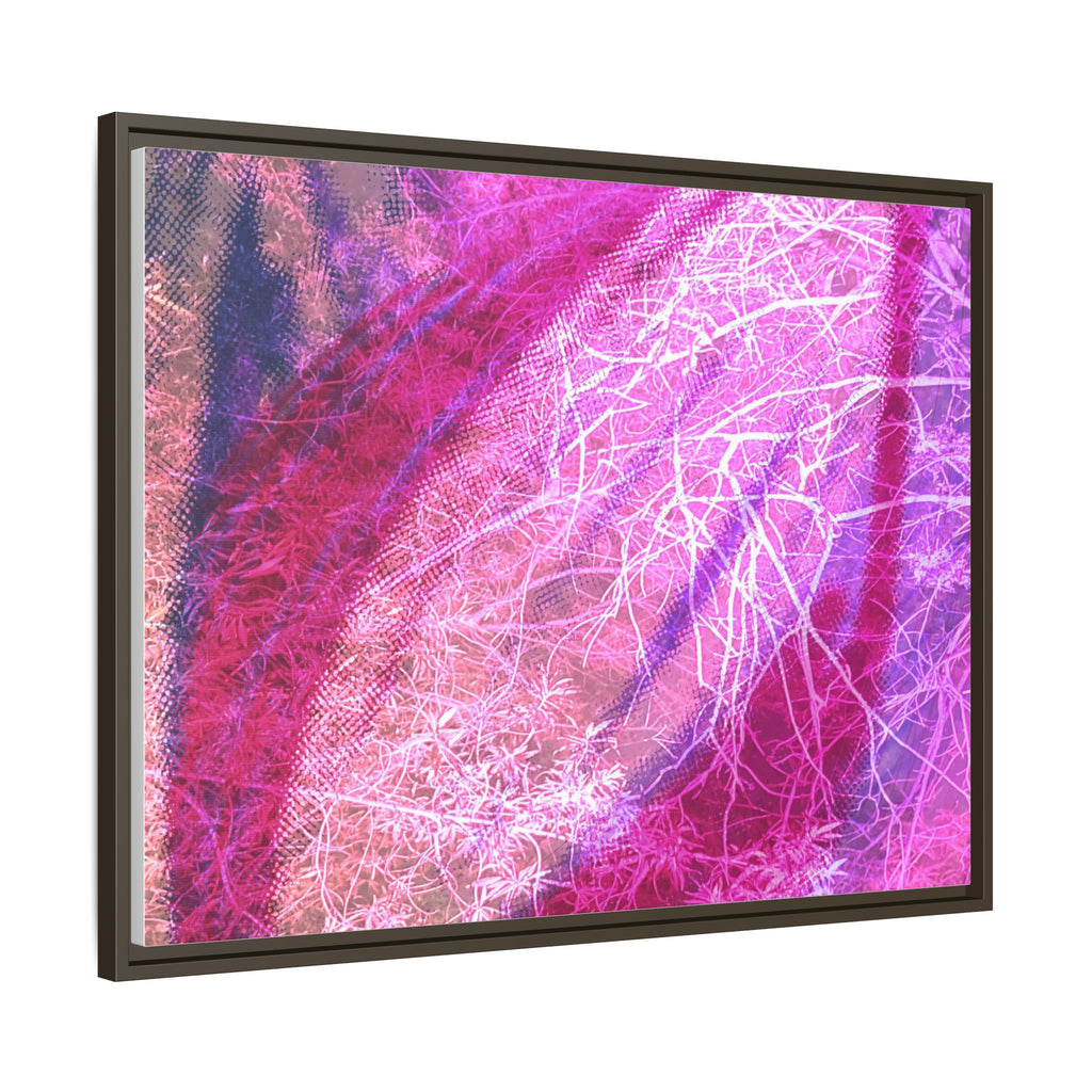'A Bloom' Framed Canvas Art