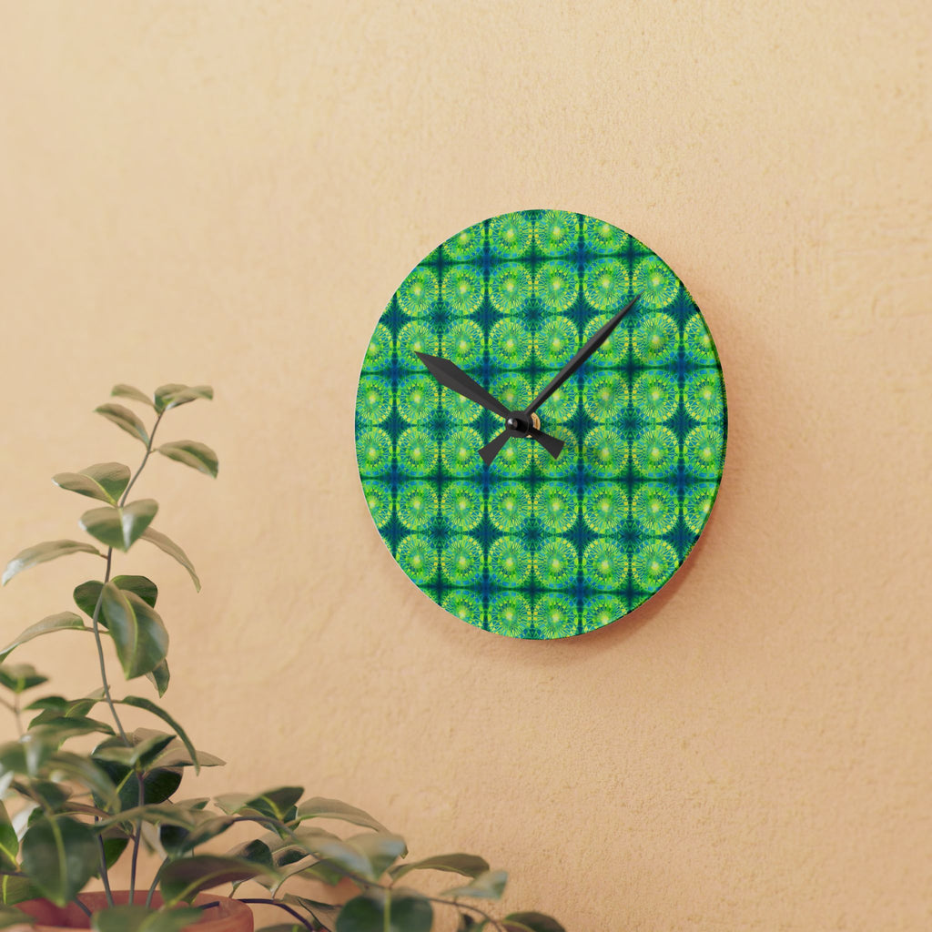 Safety Net Circles by Uta Feinstein Wall Clock