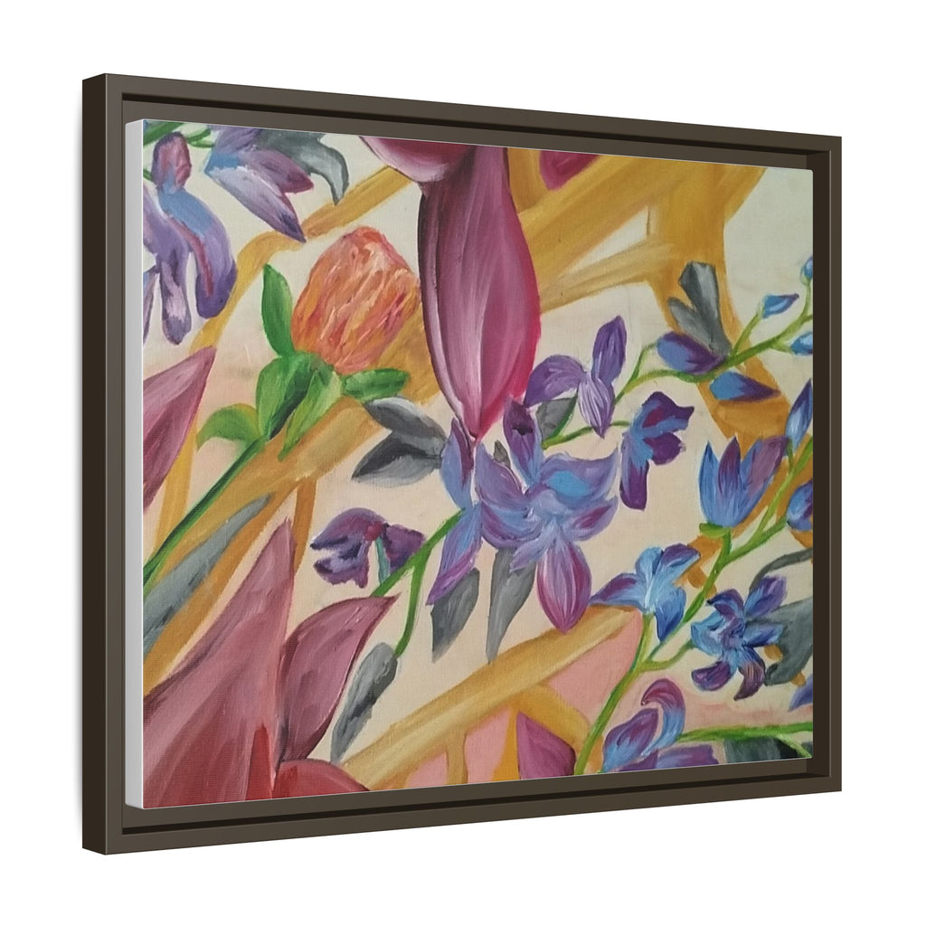 'A Dream of Flowers' Framed Canvas Art