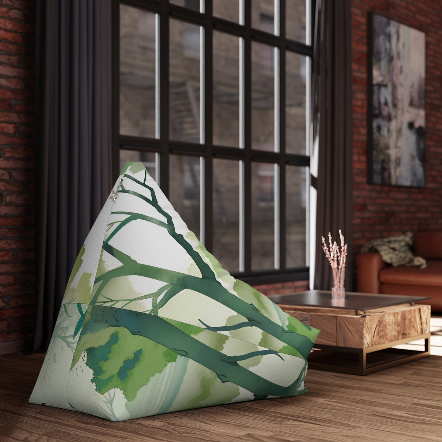 Tree Lake Bean Bag Chair Cover
