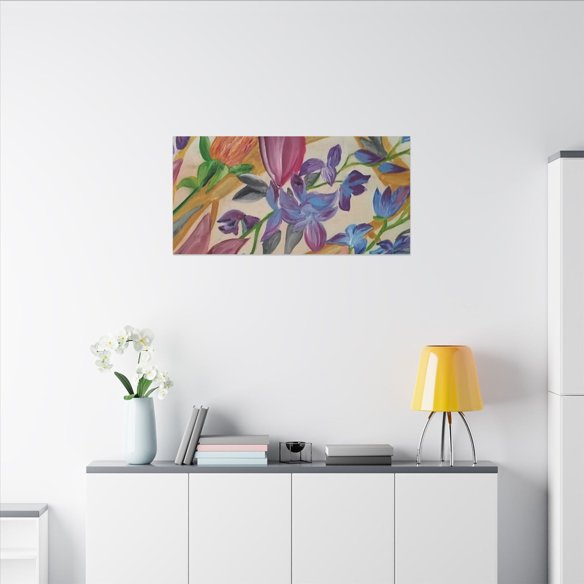 'A Dream of Flowers' Canvas