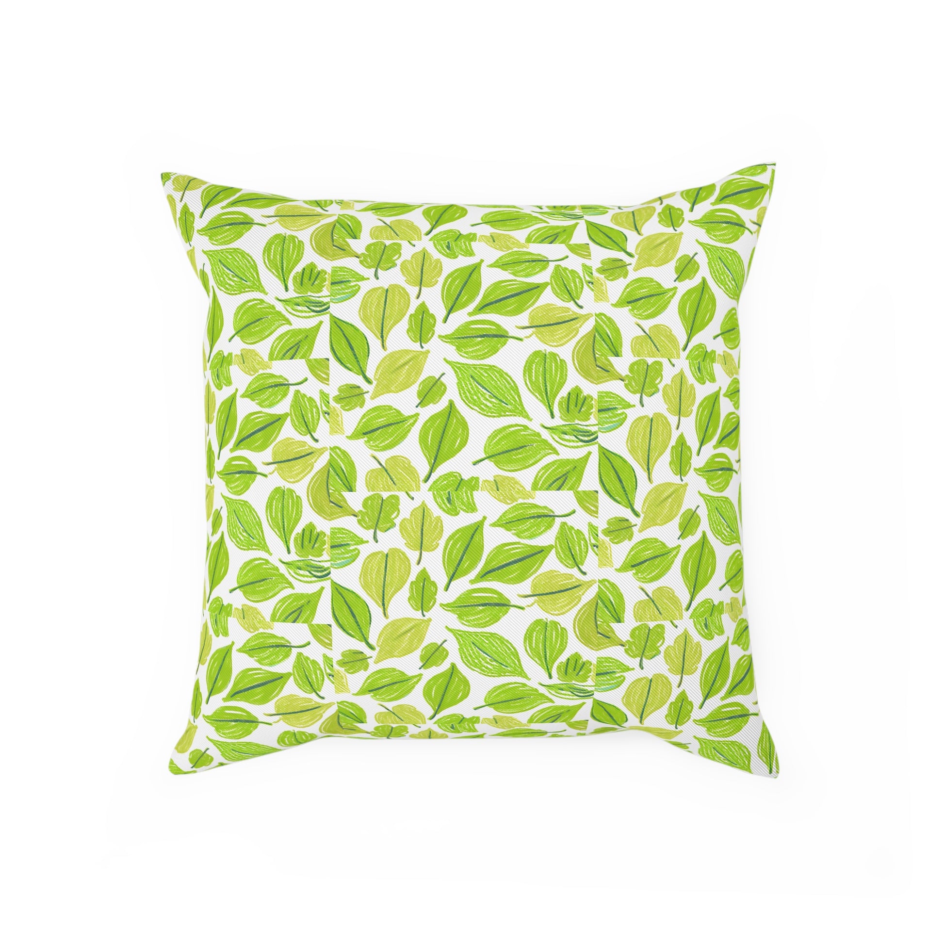 Green Leaves Eco-Friendly Pillow