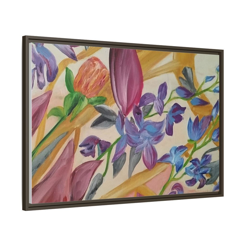 'A Dream of Flowers' Framed Canvas Art