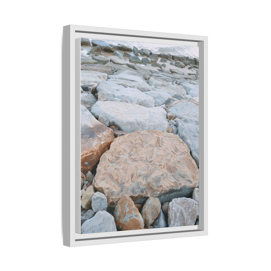 'A Time' Framed Canvas Art