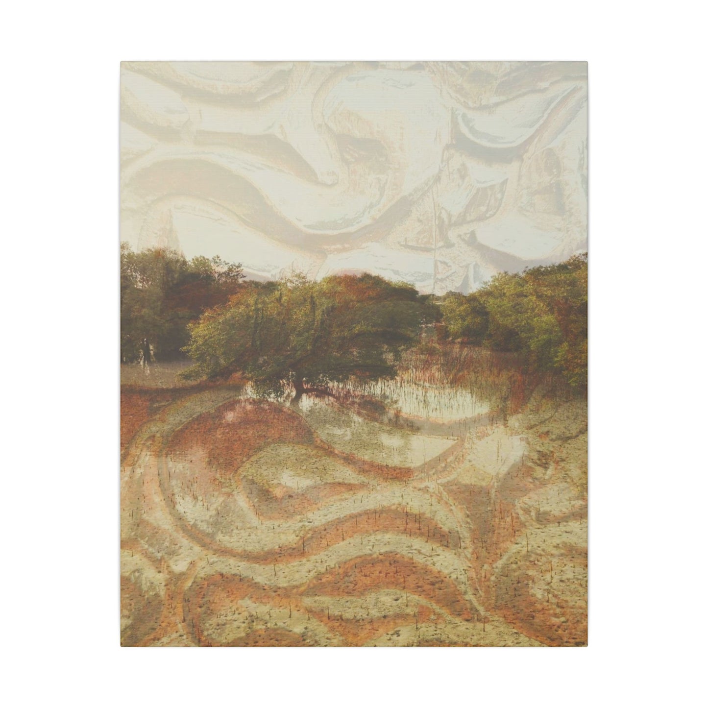 Serene Mangroves Canvas