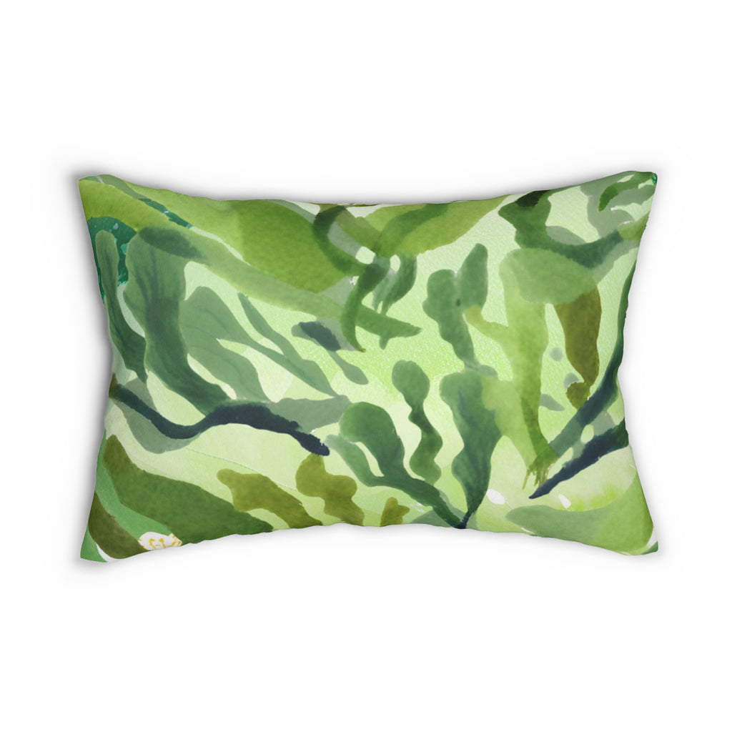 Pond Algae Lumbar Pillow