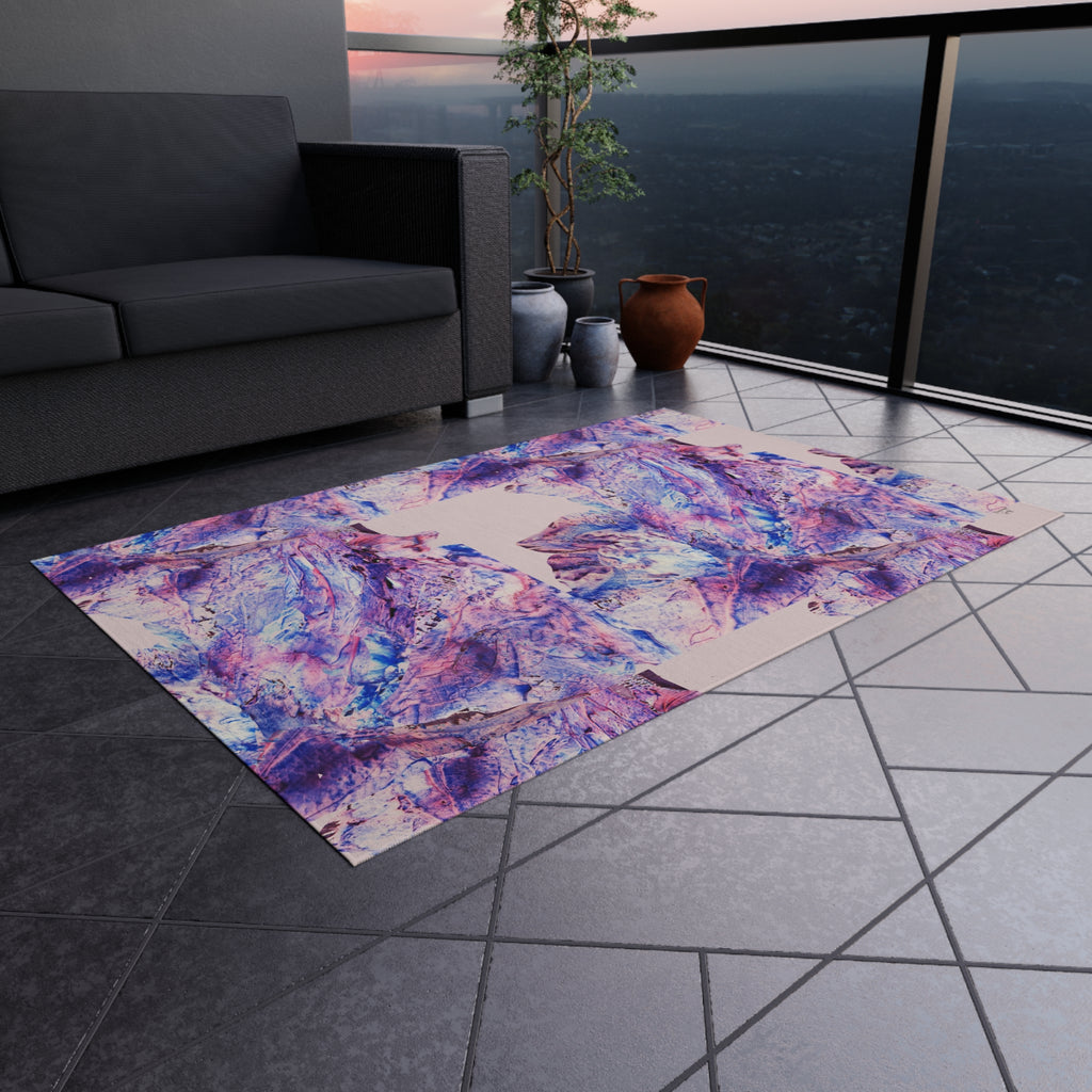 Butterfly by Lu Meng Outdoor Rug