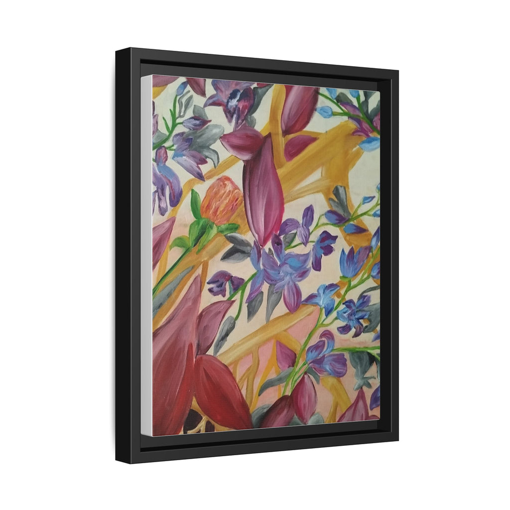 'A Dream of Flowers' Framed Canvas Art