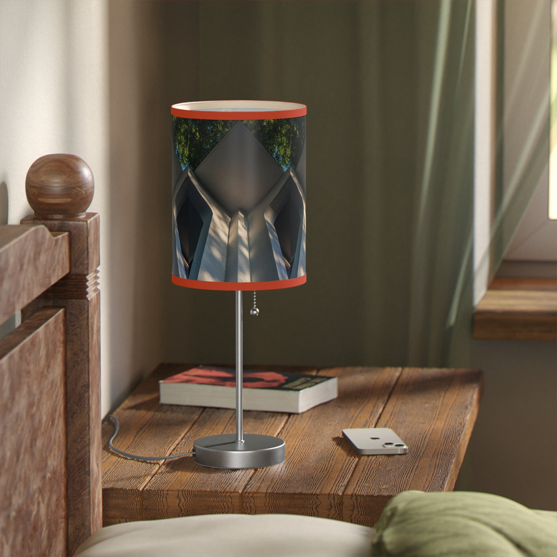 Geometric Corner Table Lamp
