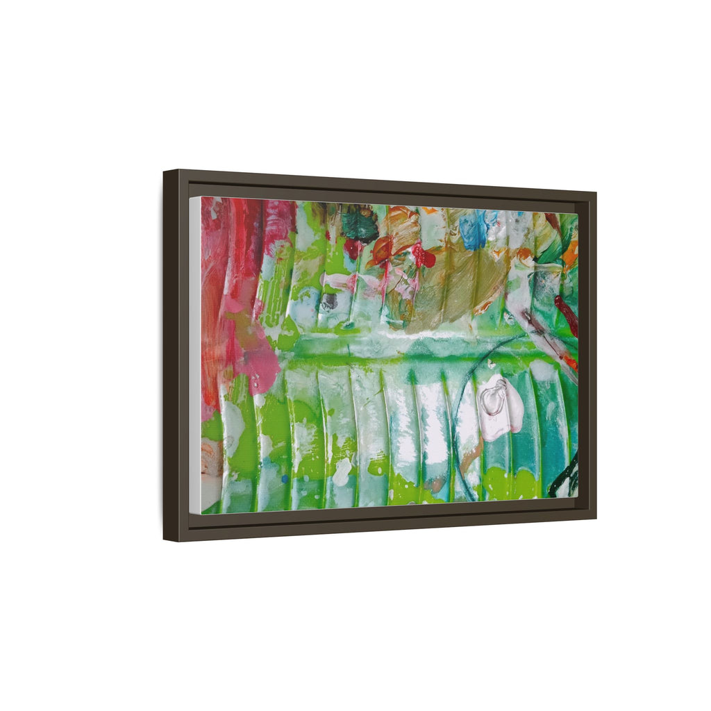 'A Mix of Life' Framed Canvas Art