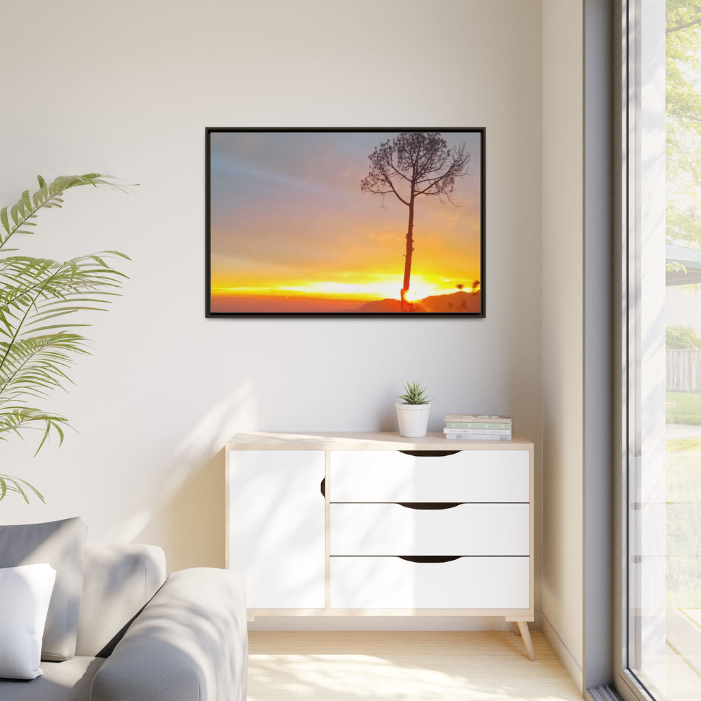 'A Root Light'  Framed Canvas Art