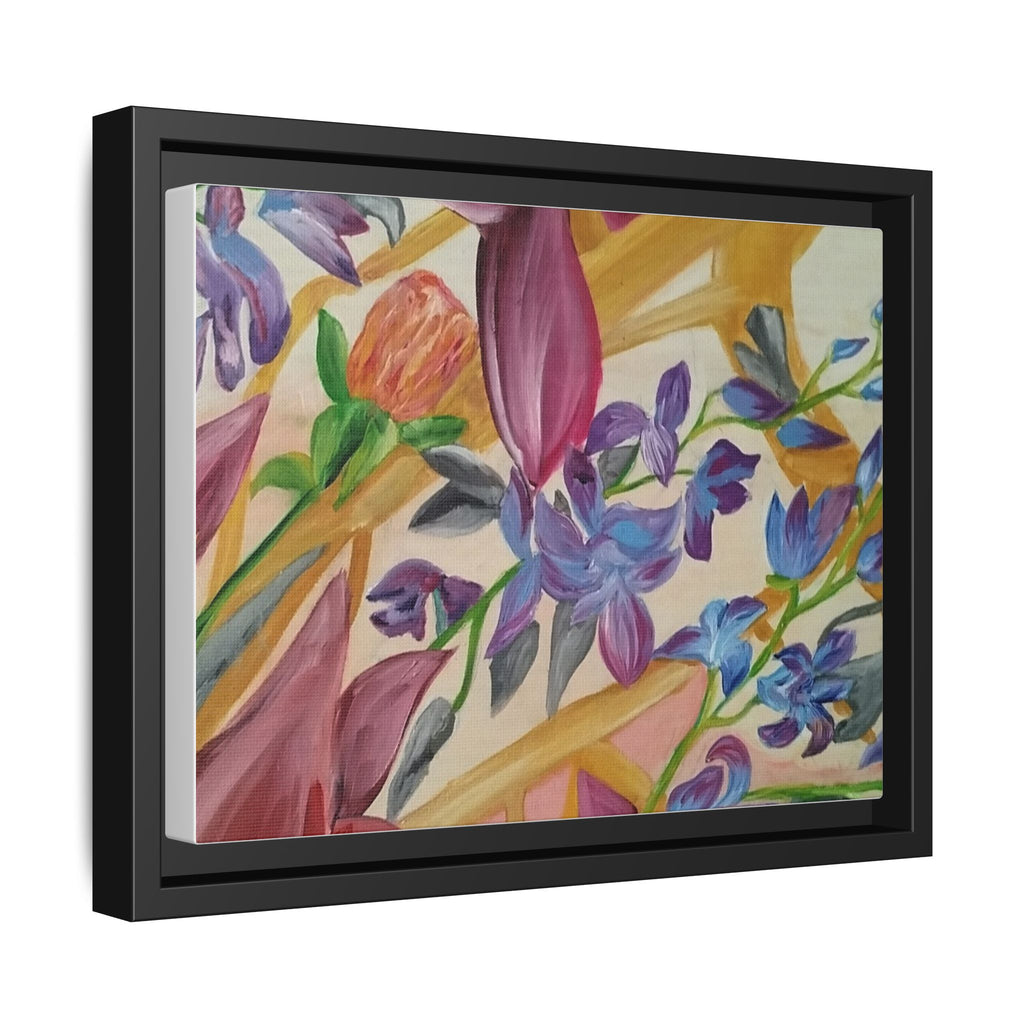 'A Dream of Flowers' Framed Canvas Art