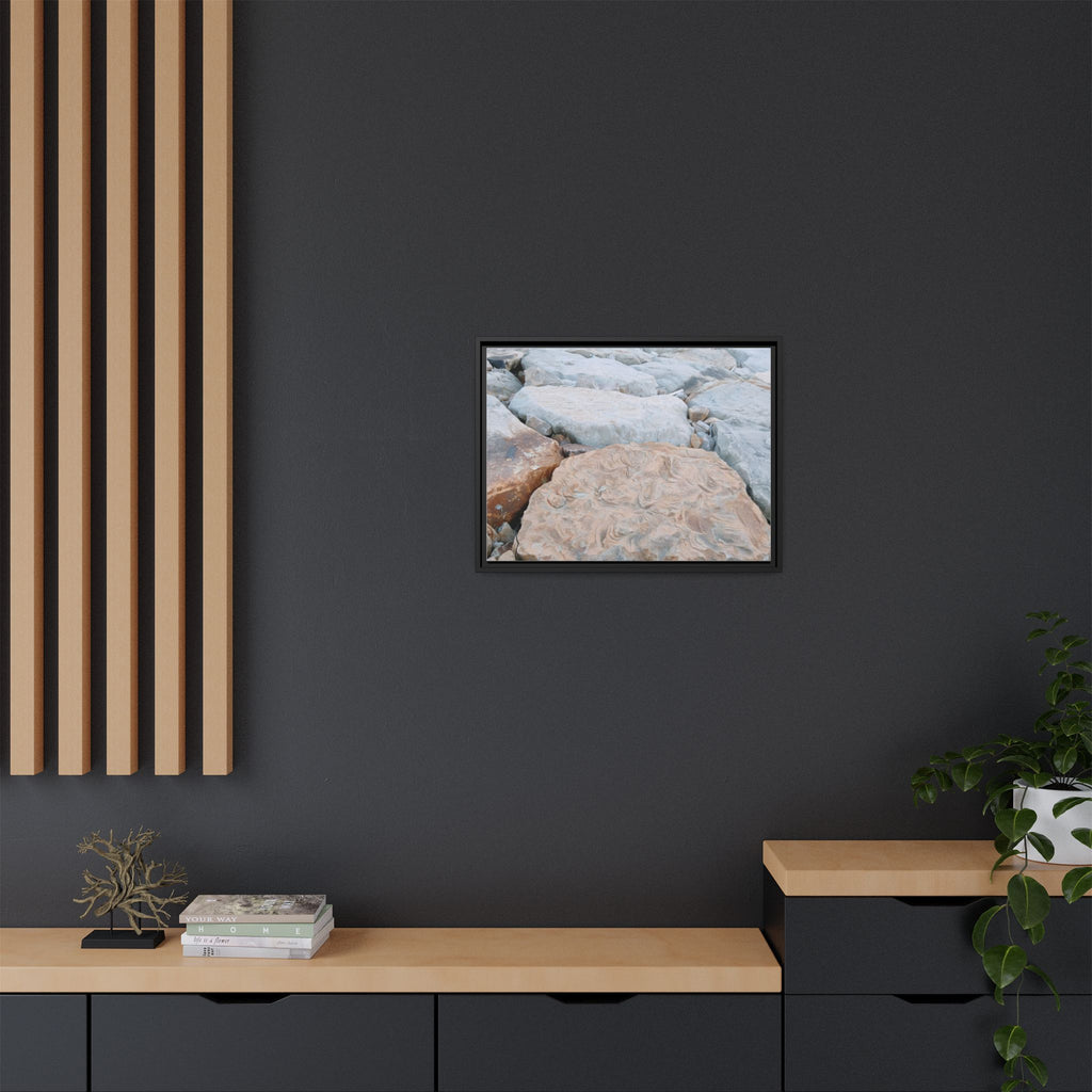 'A Time' Framed Canvas Art