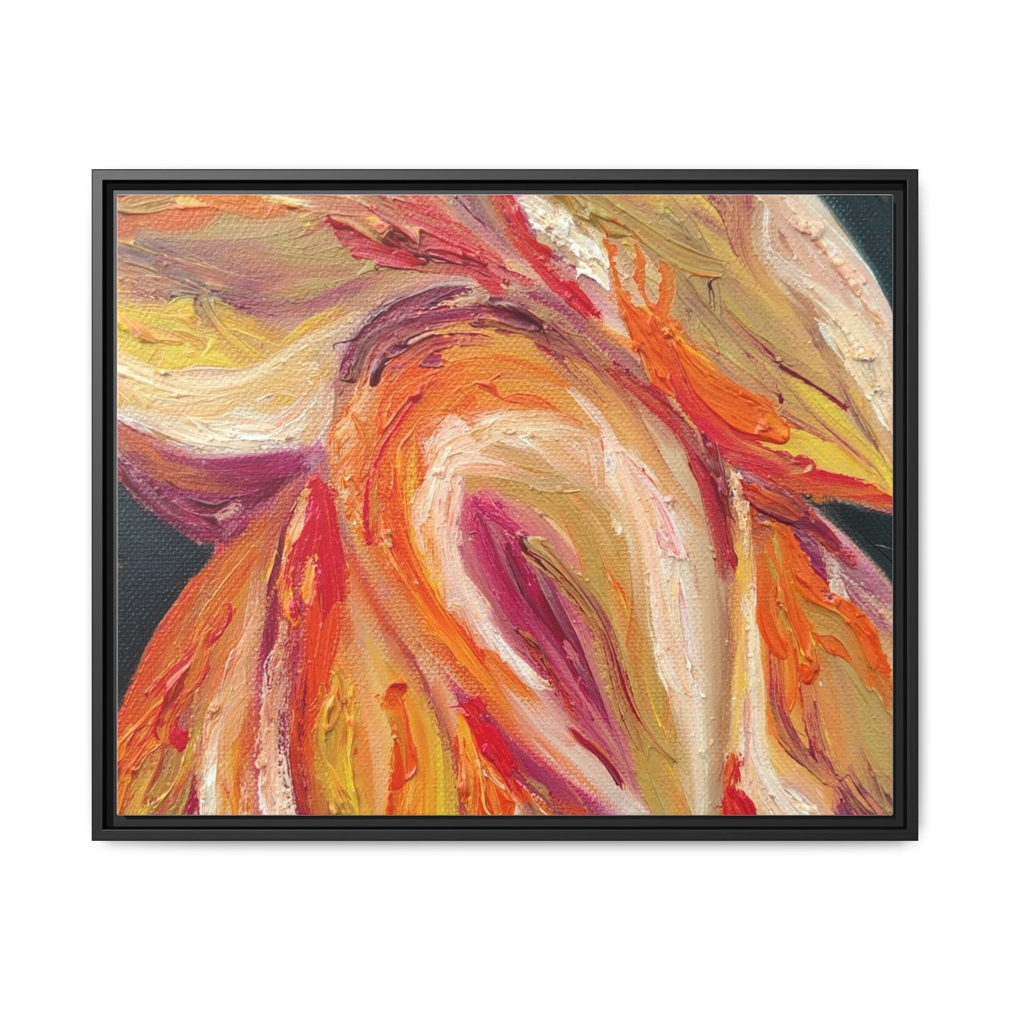 Dramatic Awakening Framed Canvas Art
