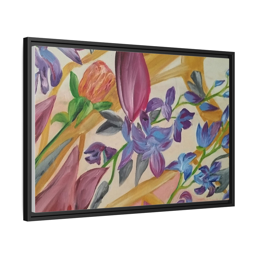 'A Dream of Flowers' Framed Canvas Art