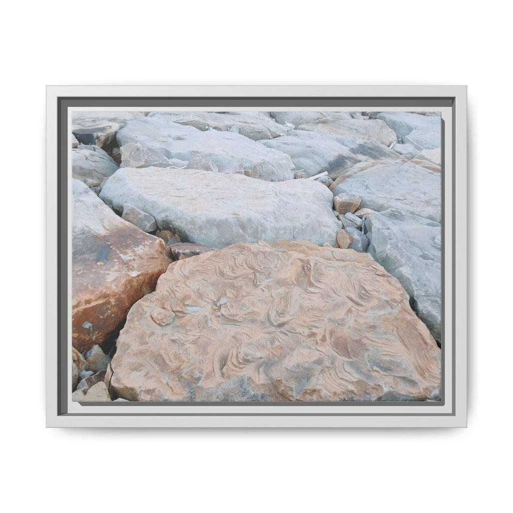 'A Time' Framed Canvas Art