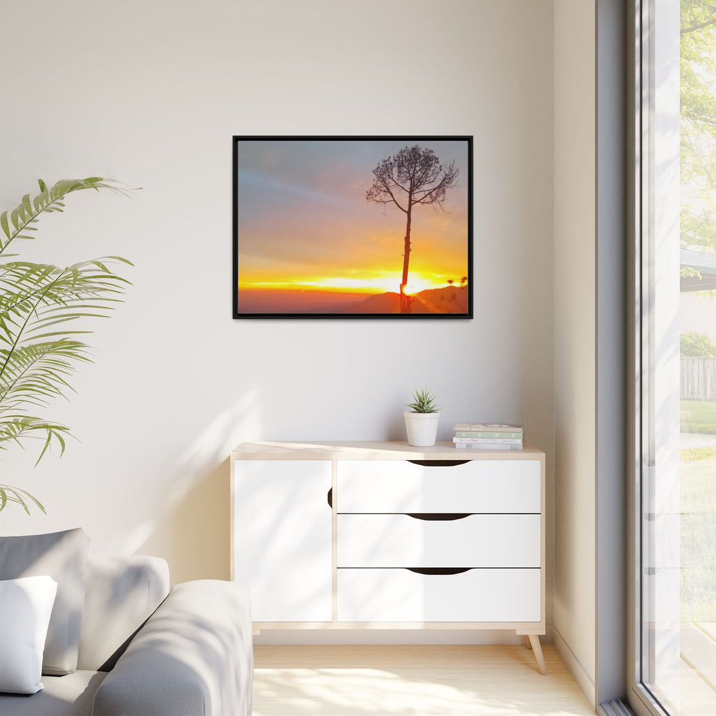 'A Root Light'  Framed Canvas Art