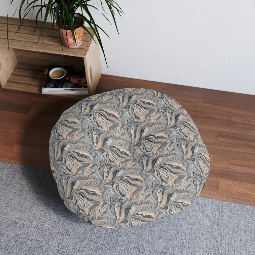 Stonescape Round Tufted Floor Pillow