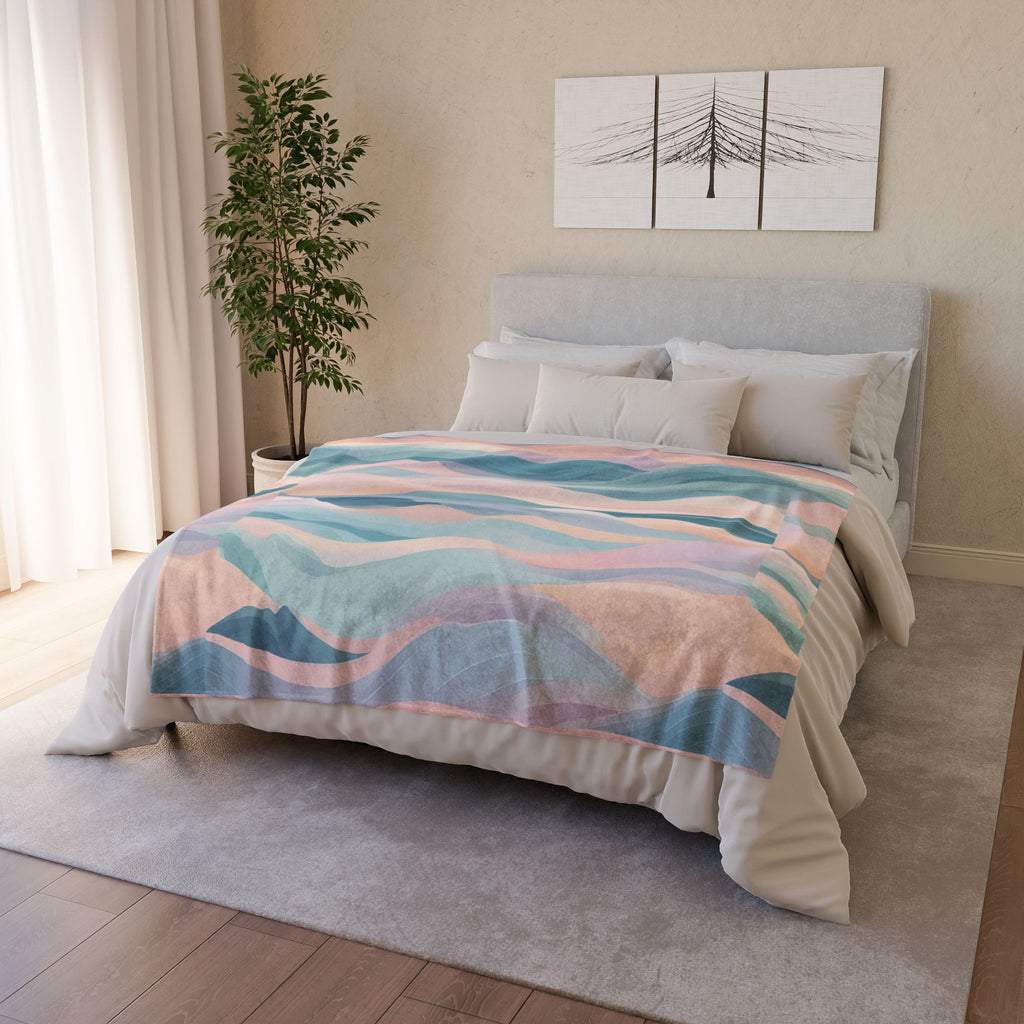 Serenity Wave Soft Polyester Blanket