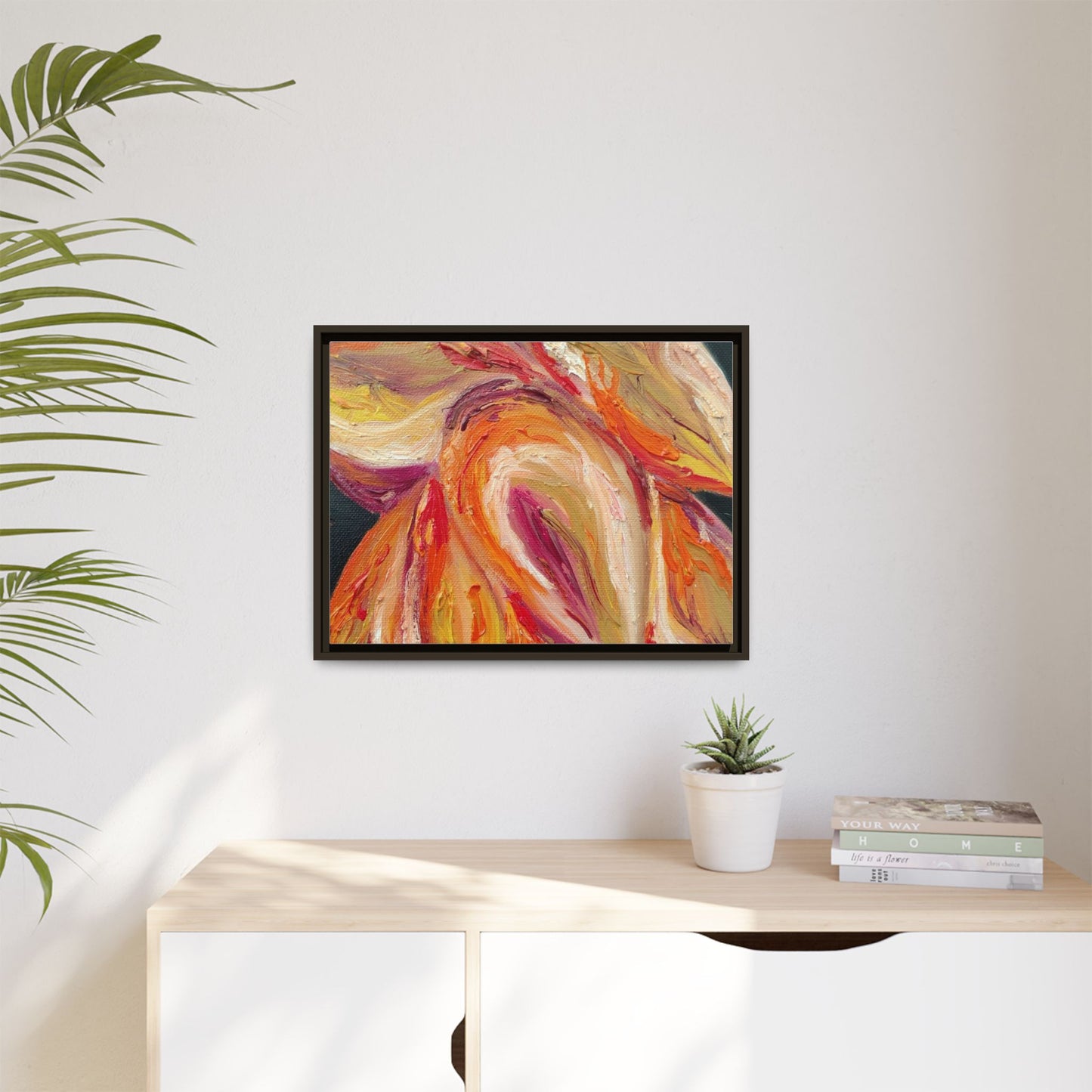 Dramatic Awakening Framed Canvas Art