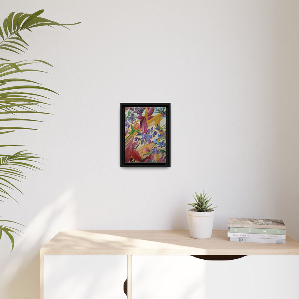 'A Dream of Flowers' Framed Canvas Art