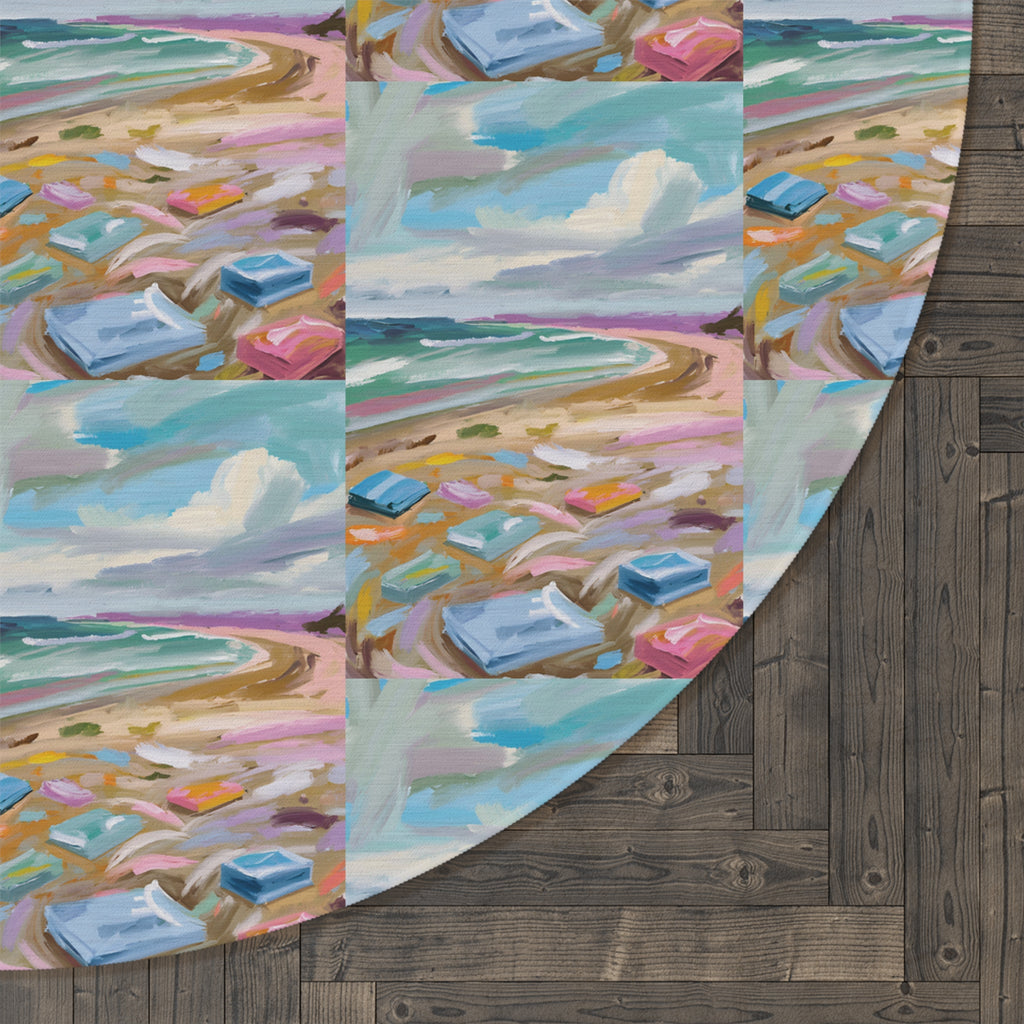The Beach Round Rug