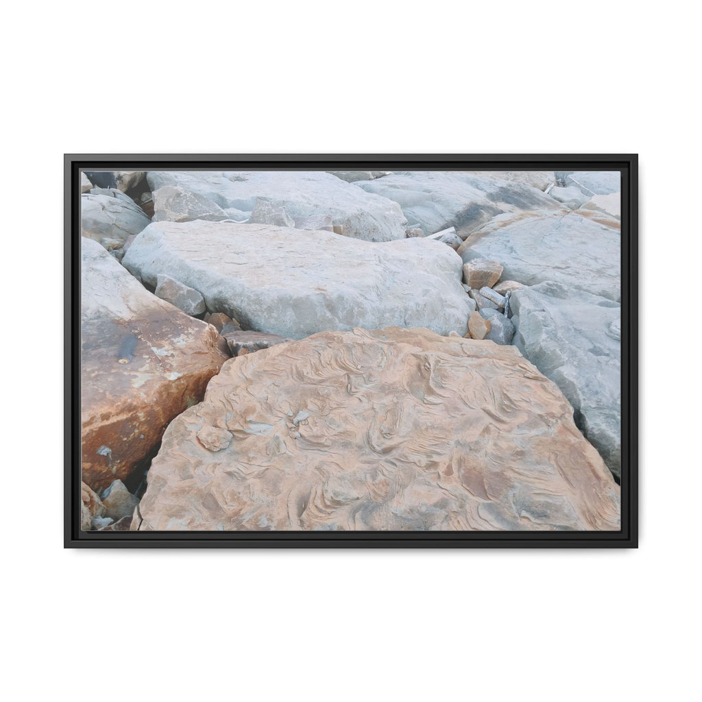 'A Time' Framed Canvas Art