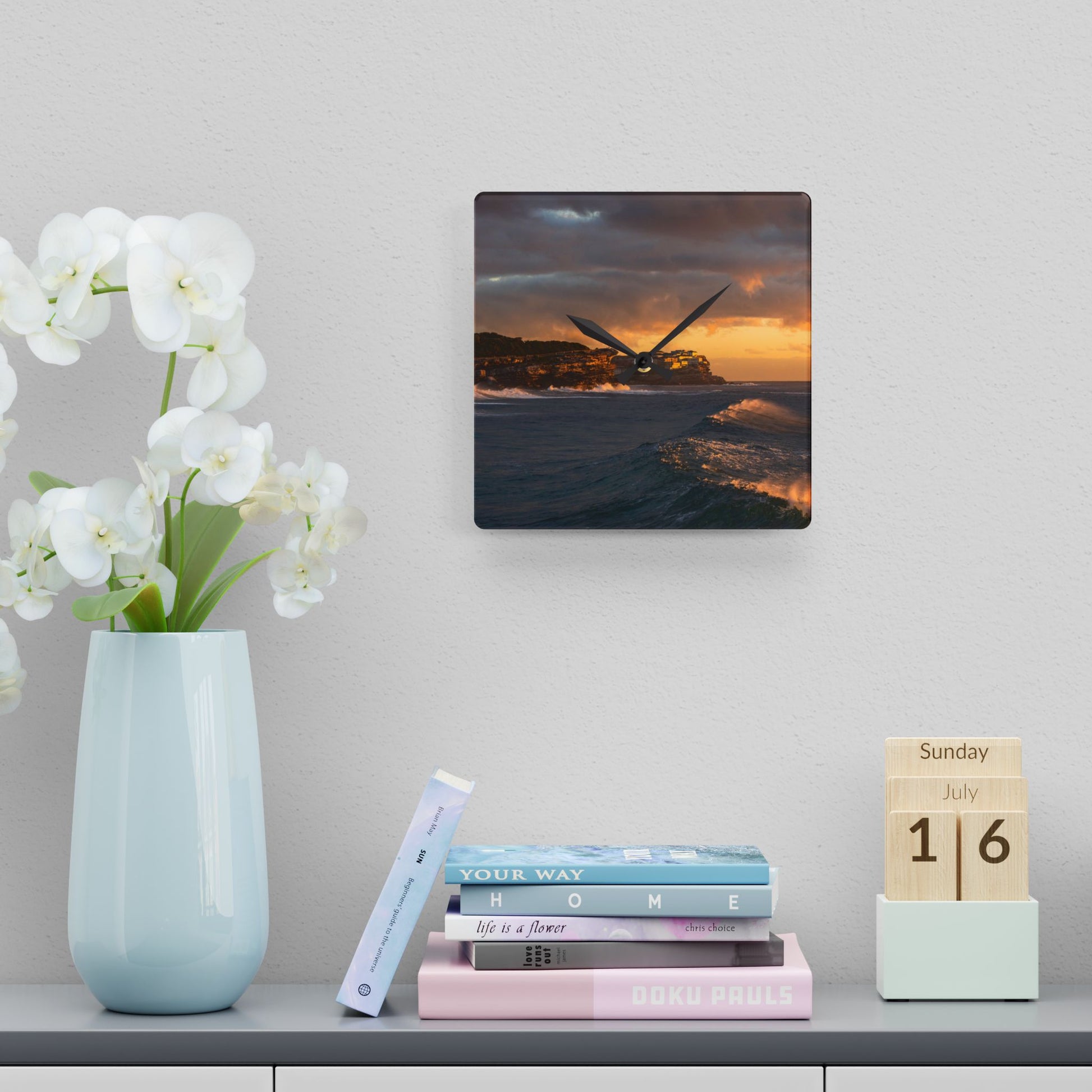 Bronte Surf Wall Clock