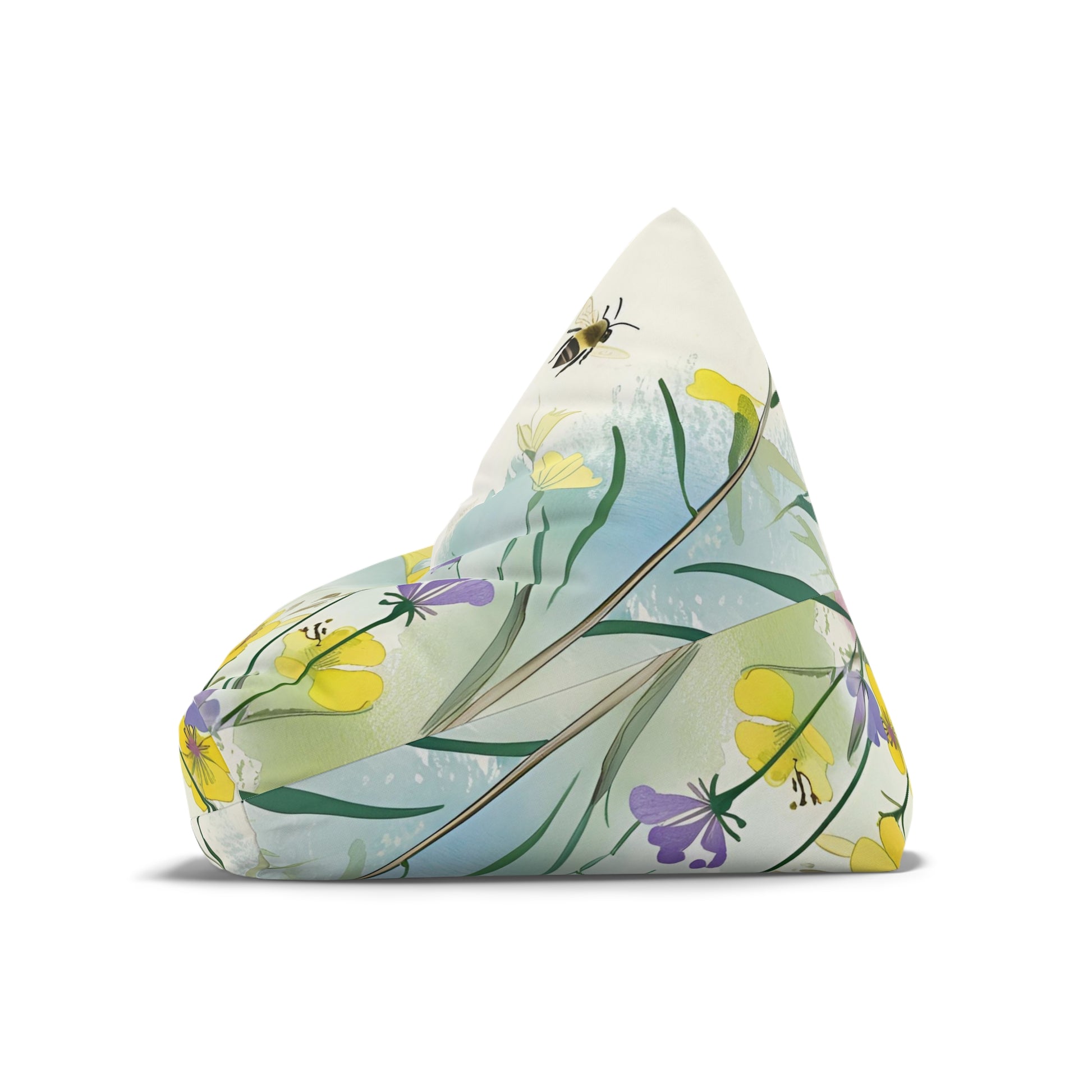 Bee Garden Bean Bag Chair Cover