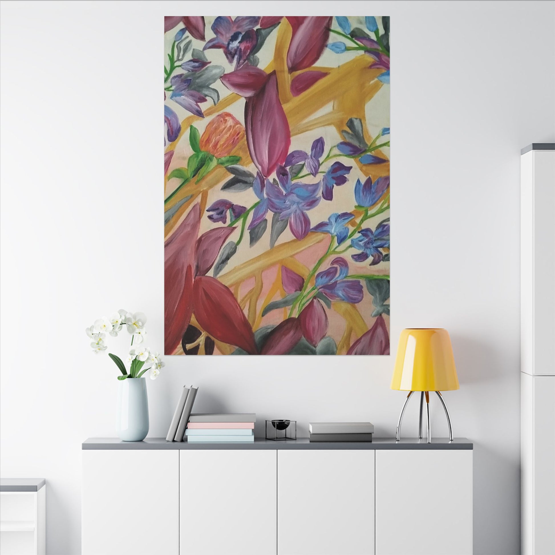 'A Dream of Flowers' Canvas