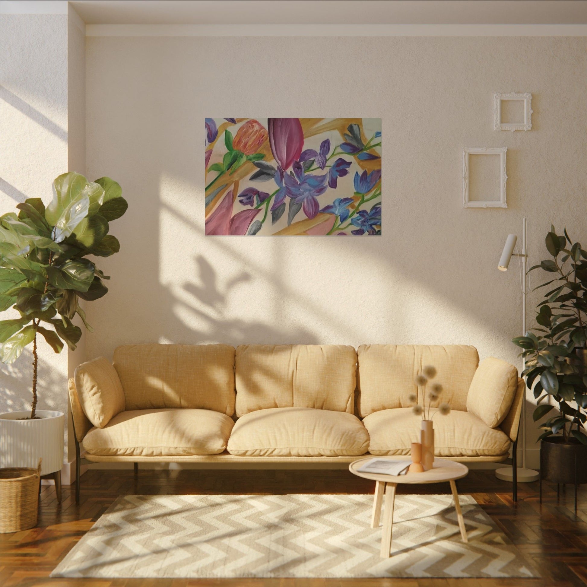 'A Dream of Flowers' Canvas