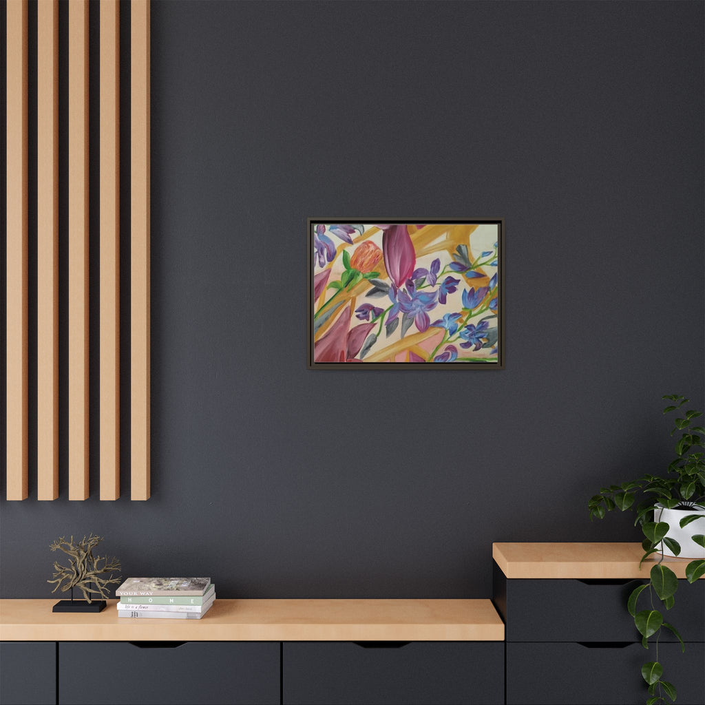 'A Dream of Flowers' Framed Canvas Art
