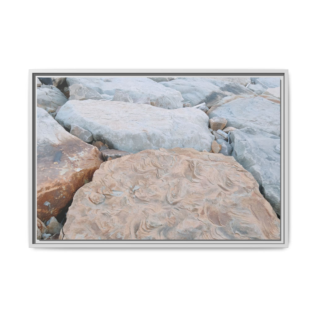 'A Time' Framed Canvas Art