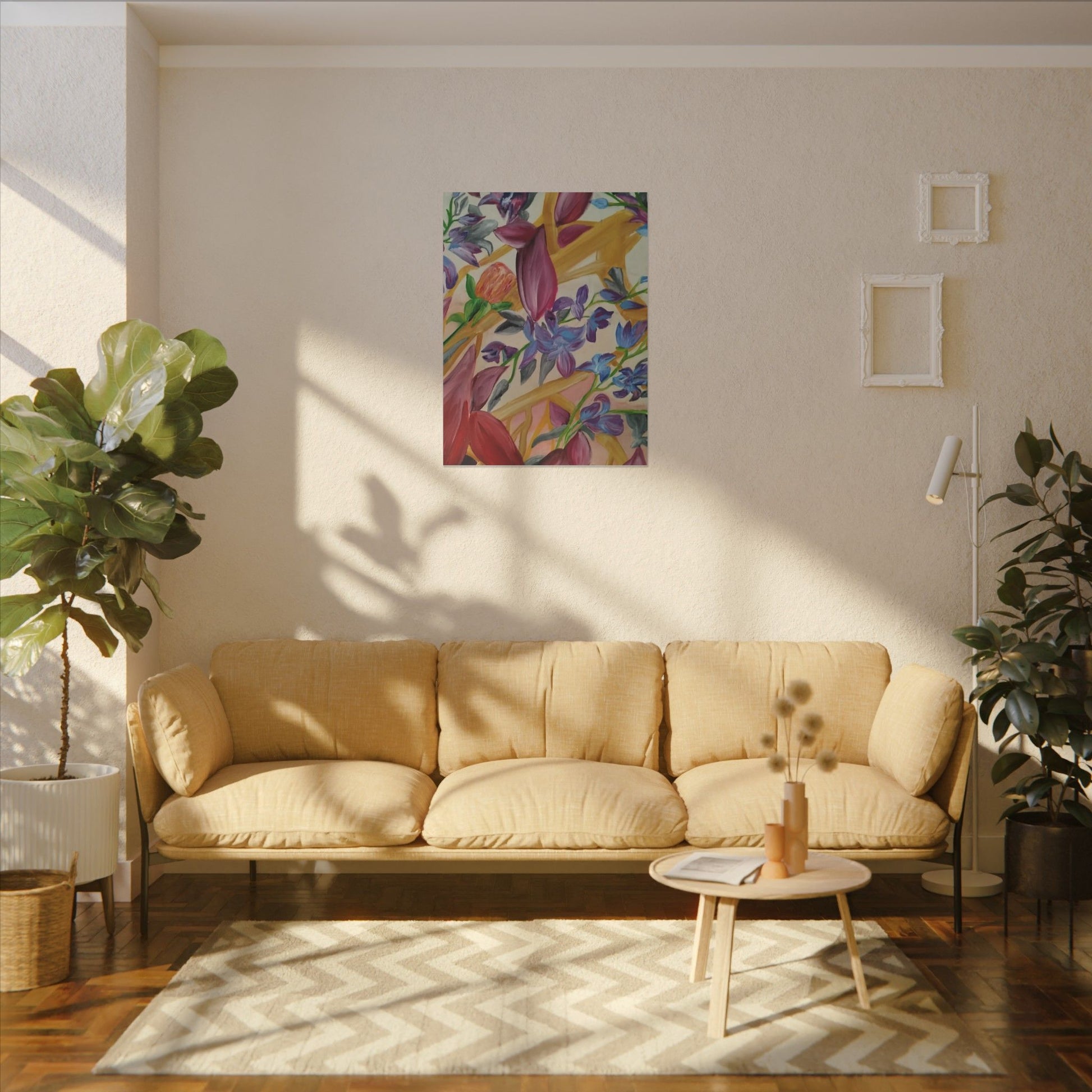 'A Dream of Flowers' Canvas