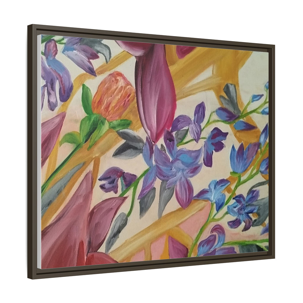 'A Dream of Flowers' Framed Canvas Art