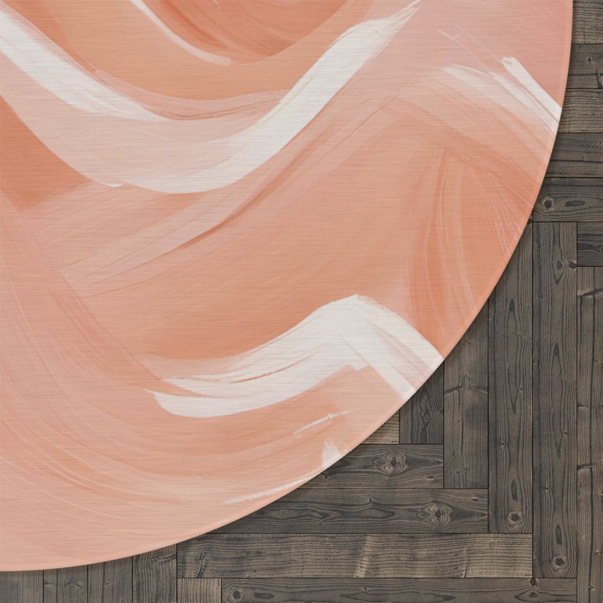 Dusk Brushstrokes Round Rug