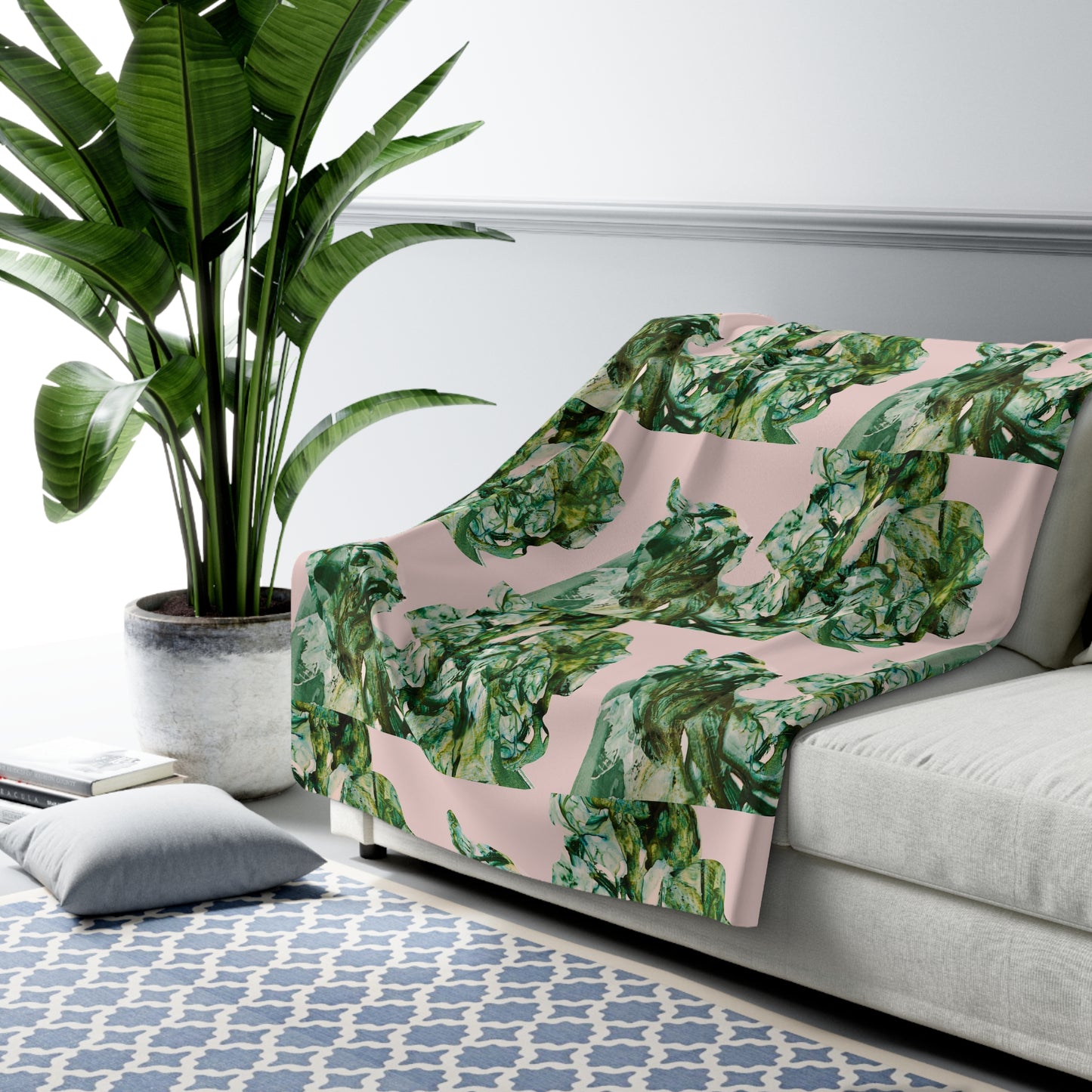 Vegetating  by Lu Meng  Sherpa Fleece Blanket